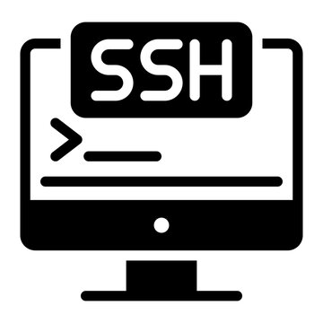 ssh glyph icon
