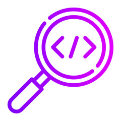 search gradient icon