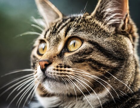 Close-up images of cats - Generative Ai