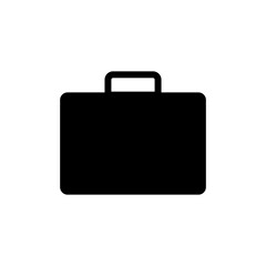 Briefcase icon isolated on white background. Briefcase vector icon