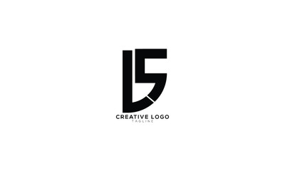 BS IS  Abstract initial monogram letter alphabet logo design