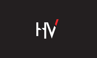 HV, VH, V , H , Abstract Letters Logo Monogram	