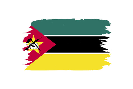 mozambique flag in vector design