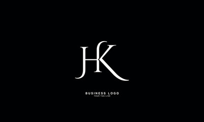 HK, KH, H, K, Abstract Letters Logo Monogram