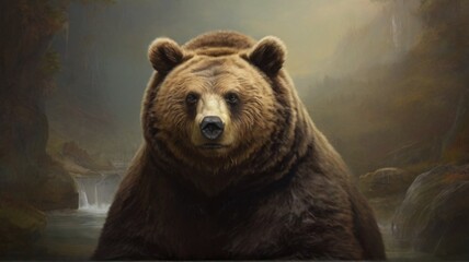 Fototapeta premium brown bear 
