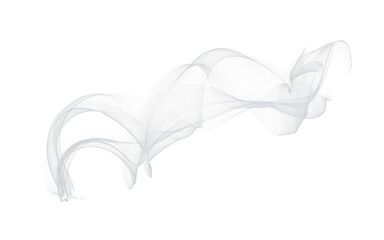 Clear smoke or vapor flowing upward.