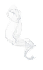 Clear smoke or vapor flowing upward.