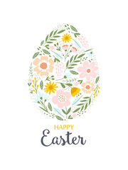 Happy Easter banner, poster, greeting card. Vector illustrations