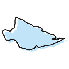 canvey island map, canvey island vector, canvey island outline, canvey island uk