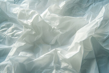 Obraz premium Closeup of a White Tissue Paper Texture Background.