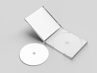 Blank CD jewel case mockup