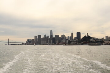 San Francisco, Californie, usa, alcatraz, painted ladies