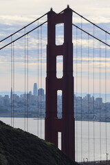 Golden Gate Bridge, San Francisco - obrazy, fototapety, plakaty