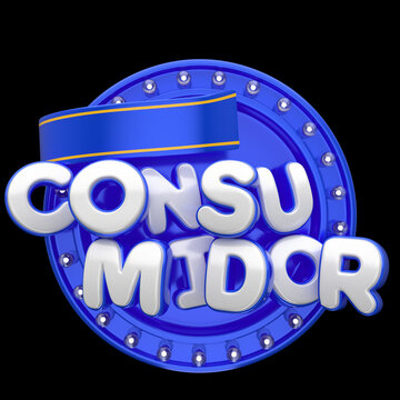 Selo 3D Dia do Consumidor