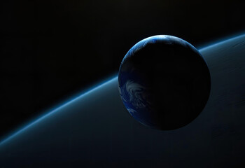 Fototapeta na wymiar earth in space