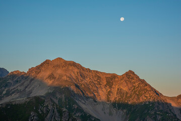 Naklejka premium Various images from the Black Sea plateaus mountain peaks plateau houses clouds streams waterfalls lakes day and sunset colors