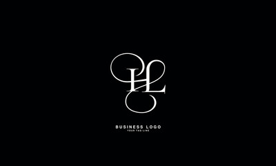 HL, LH, H, L, Abstract Letters Logo Monogram