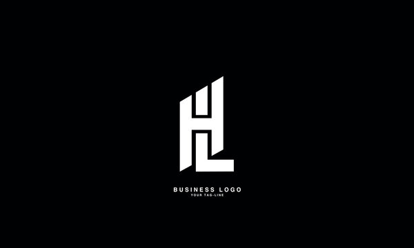 HL, LH, H, L, Abstract Letters Logo Monogram