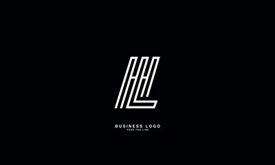 HL, LH, H, L, Abstract Letters Logo Monogram