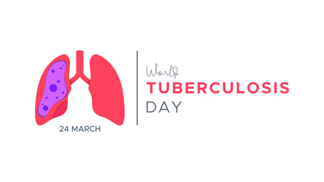 March 24. world tuberculosis day. Celebration of lung health day from tuberculosis. world tuberculosis day celebration template design