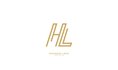 HL, LH, H, L, Abstract Letters Logo Monogram