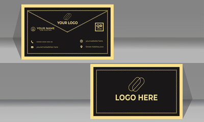 Business card for company office branding corporate personal print official logotype introduction bulletin own void grab modern premium elegance as well as identity symbol element concept foil royal .