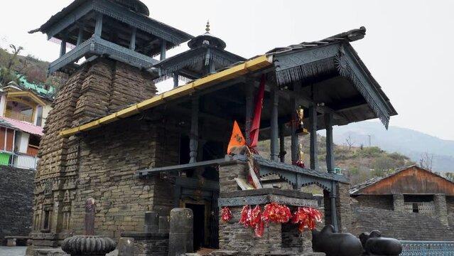 Ancient Lakhamandal Shiva Temple: 12th-13th Century NAGARA Architecture, Uttarakhand, India