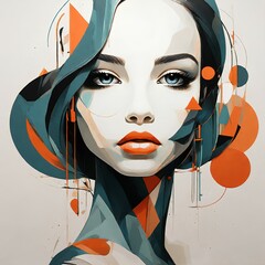 abstract of girl