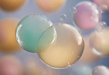 Fototapeta premium bubbles in the air
