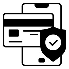 Online financial transaction security icon