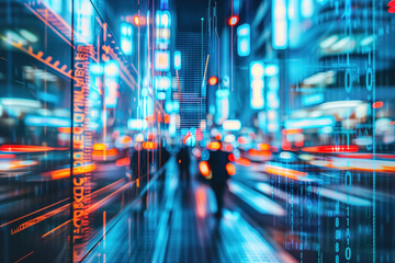 A slide background for showcasing digital content. Background image. Created with Generative AI technology.