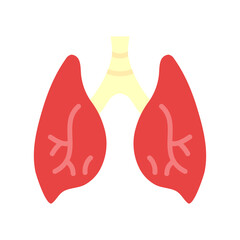 Lungs Flat Style