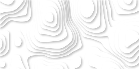Gray and white wave Seamless abstract white papercut background 3d realistic design use for ads banner and advertising print design vector. 3d topography relief. Vector topographic illustration.