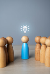 Ideal inspirer. Came up with a good idea. Leader accumulates ideas and experience to make a...