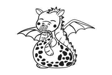 Cute dragon, Kids dragon, Cute mythical animal, Cartoon Dragon, Kids Dragon, Dragon Clipart, Dragon, Dragon Vector, Fantasy creature, Children's dragon illustration, Whimsical dragon, Adorable dragon 