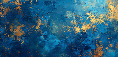 blue gradient abstract paint, in the style of fluid landscapes, atmospheric clouds, dark sky-blue...
