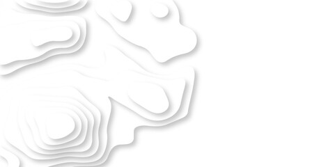 Gray and white wave Seamless abstract white papercut background 3d realistic design use for ads banner and advertising print design vector. 3d topography relief. Vector topographic illustration.