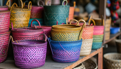 bamboo baskets for sale