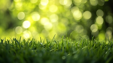 Obraz premium Grass with bokeh stock photo
