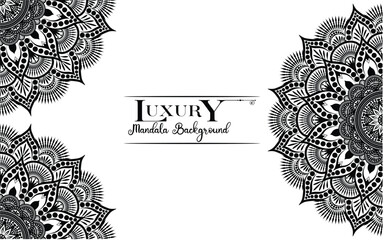 luxury ornamental mandala design background, element for invitation, meditation poster, yoga, wedding, book cover, cover page, luxury mandala art illustration vector art