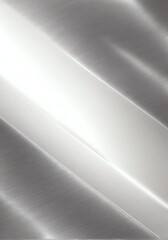 A Smooth silver brushed shiny metal sheet texture background from Generative AI