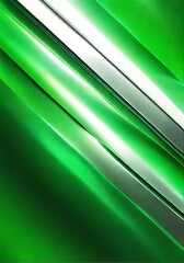 Obraz premium A Smooth green brushed shiny metal sheet texture background from Generative AI