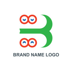 Letter B logo design. Vector sign. Business card templates