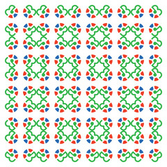 Islamic geometric seamless pattern