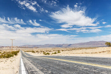 Perspective of a road