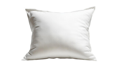 White Pillow Isolated on Transparent Background.