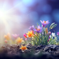 Obraz na płótnie Canvas Spring flower