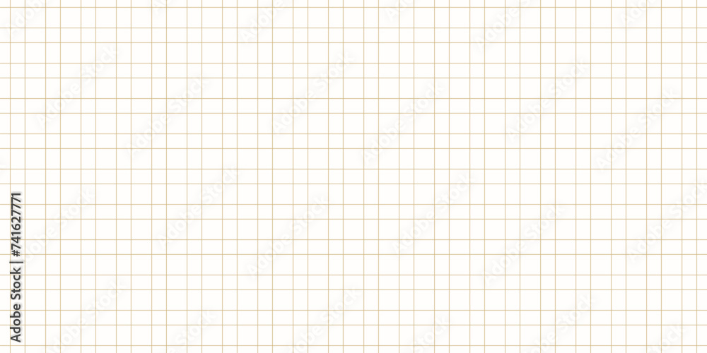 Wall mural vector golden minimal square grid seamless pattern. abstract gold and white geometric texture. subtl