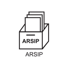 arsip icon , file icon vector