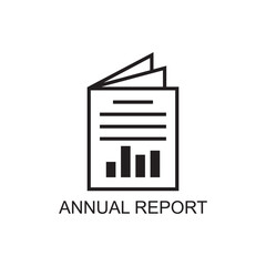 annual report icon , document icon